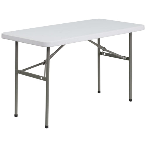 FLASH 122cm Rectangular Plastic Folding Table